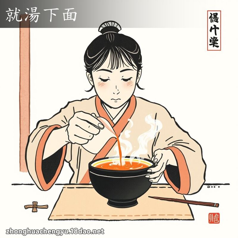 就湯下面 配图