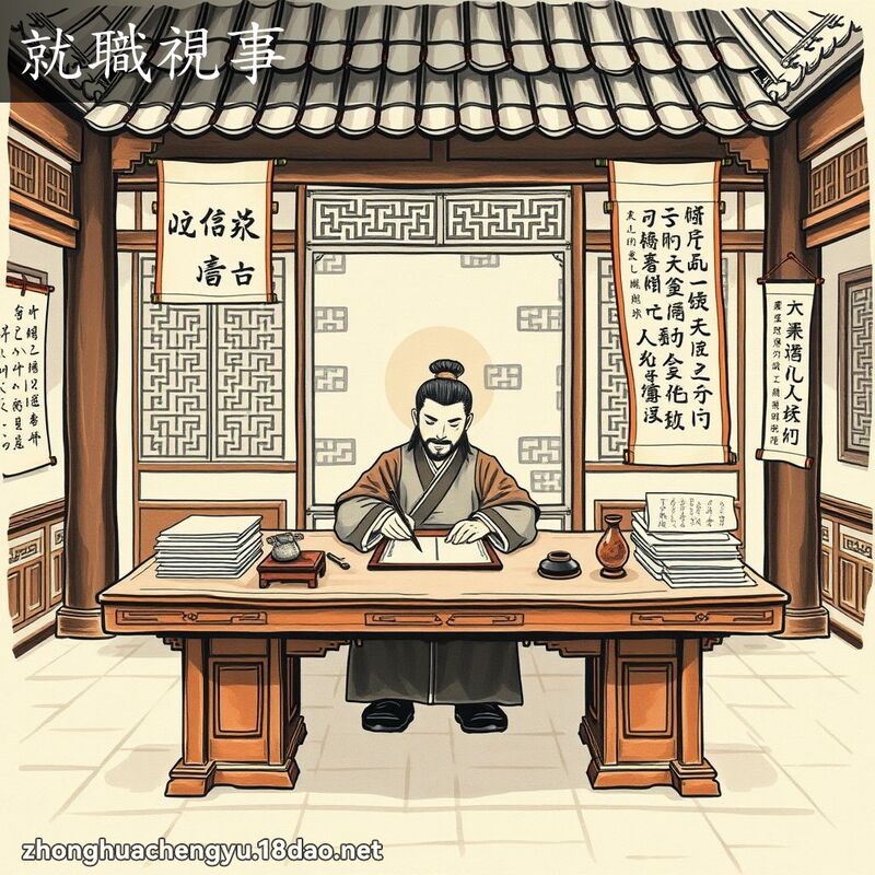 就職視事 配图