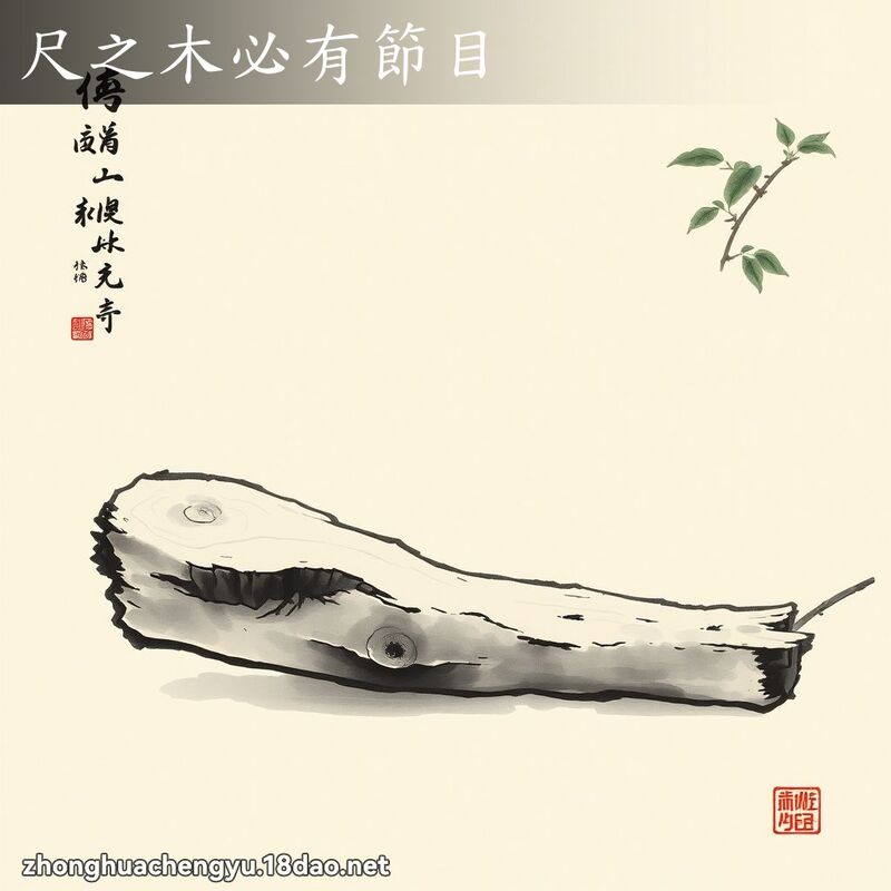 尺之木必有節目 配图