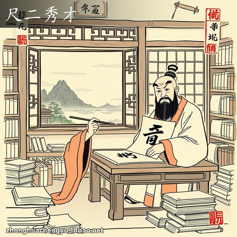 尺二秀才 配图