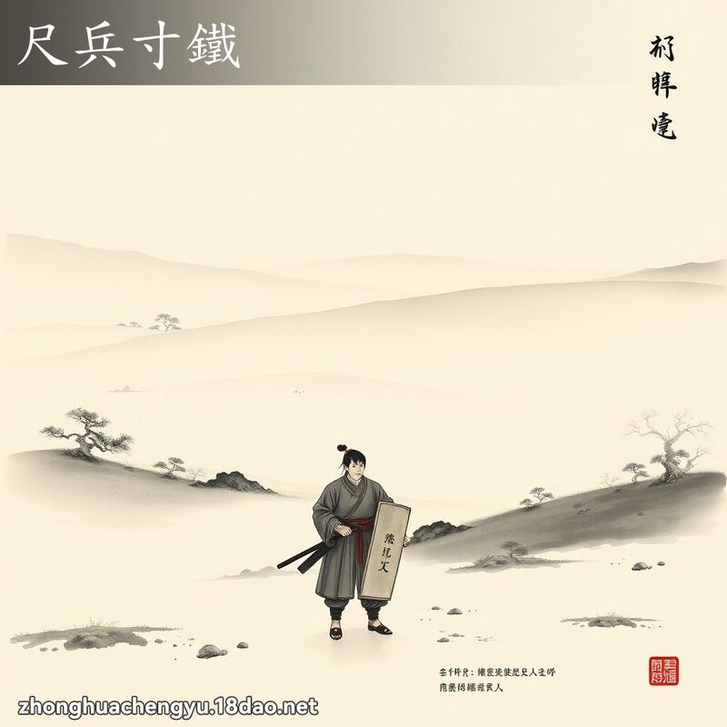 尺兵寸鐵 配图