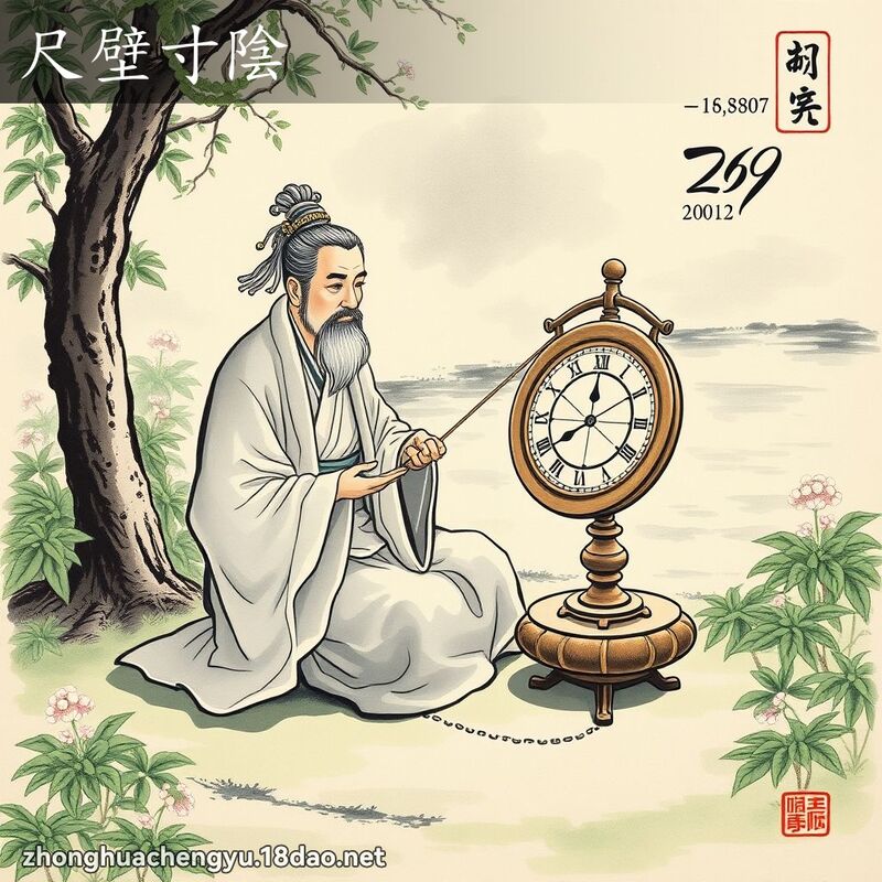 尺壁寸陰 配图