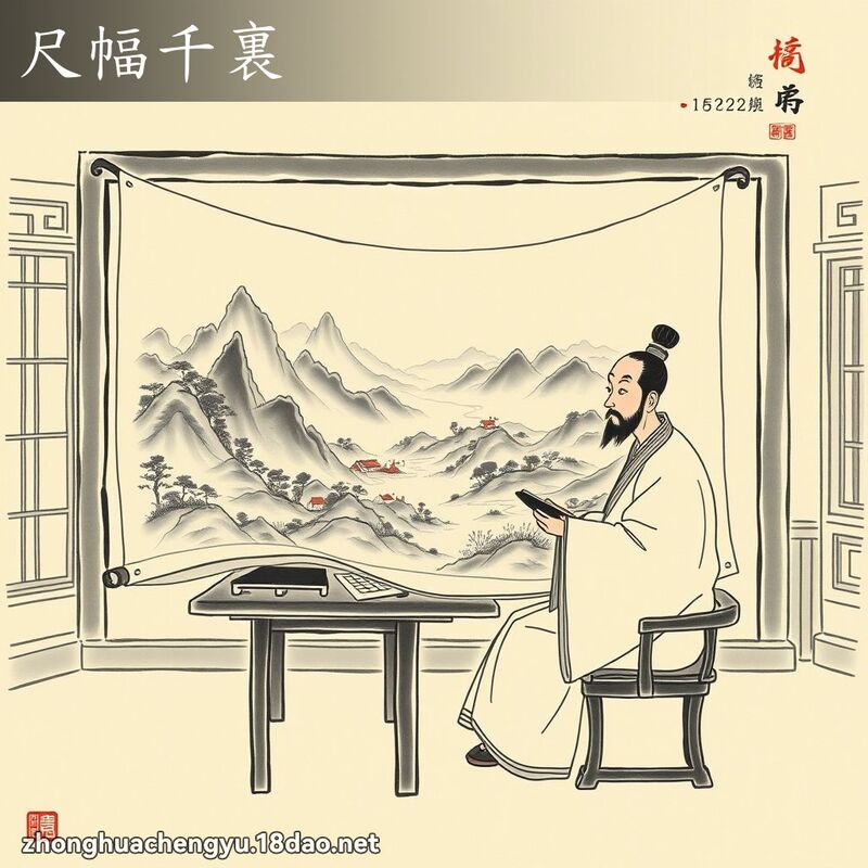 尺幅千裏 配图