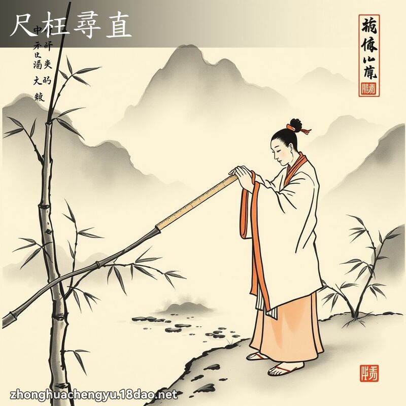 尺枉尋直 配图
