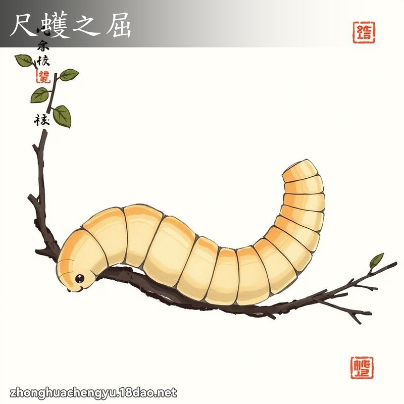 尺蠖之屈 配图