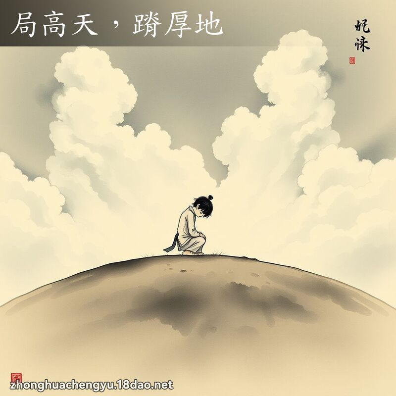 局高天，蹐厚地 配图