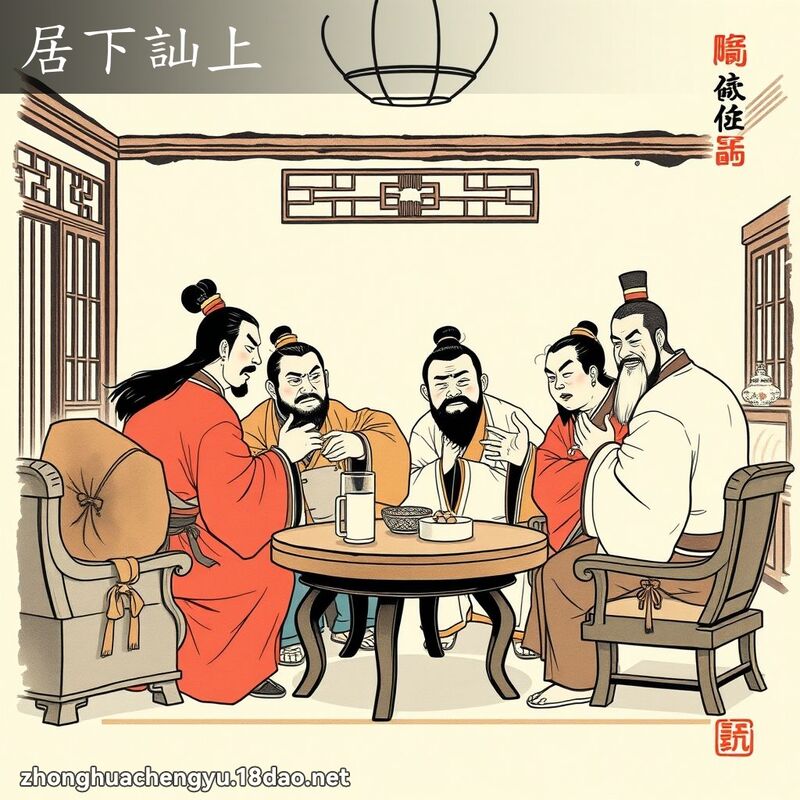 居下訕上 配图