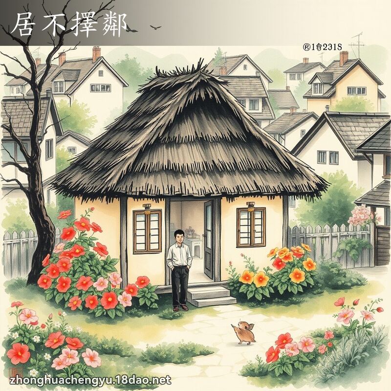 居不擇鄰 配图