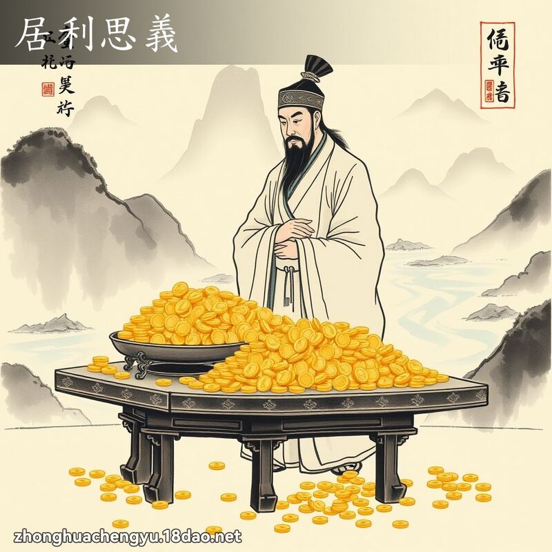 居利思義 - 中華成語配圖