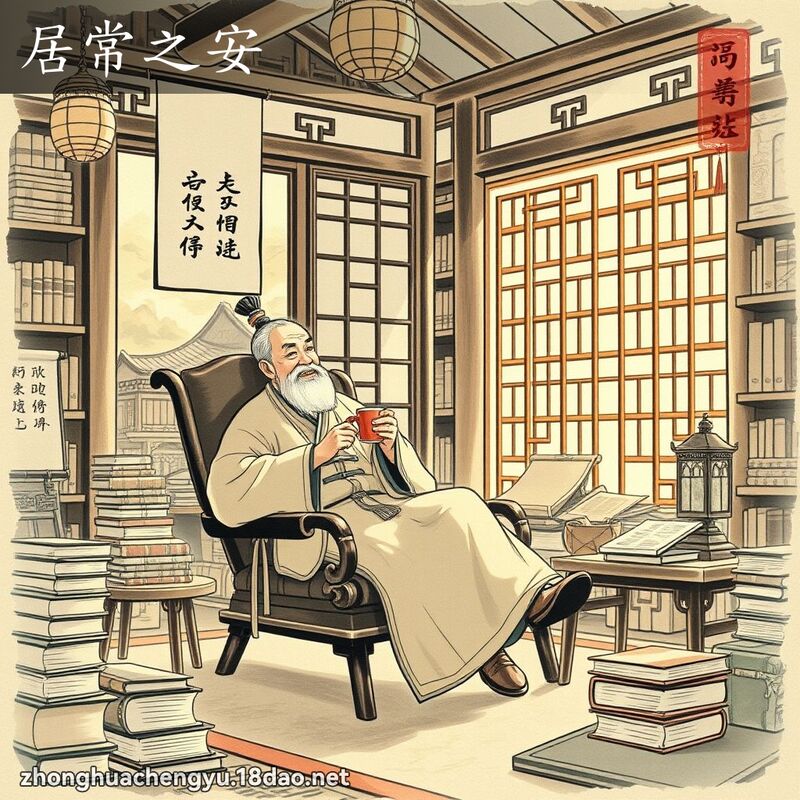居常之安 配图