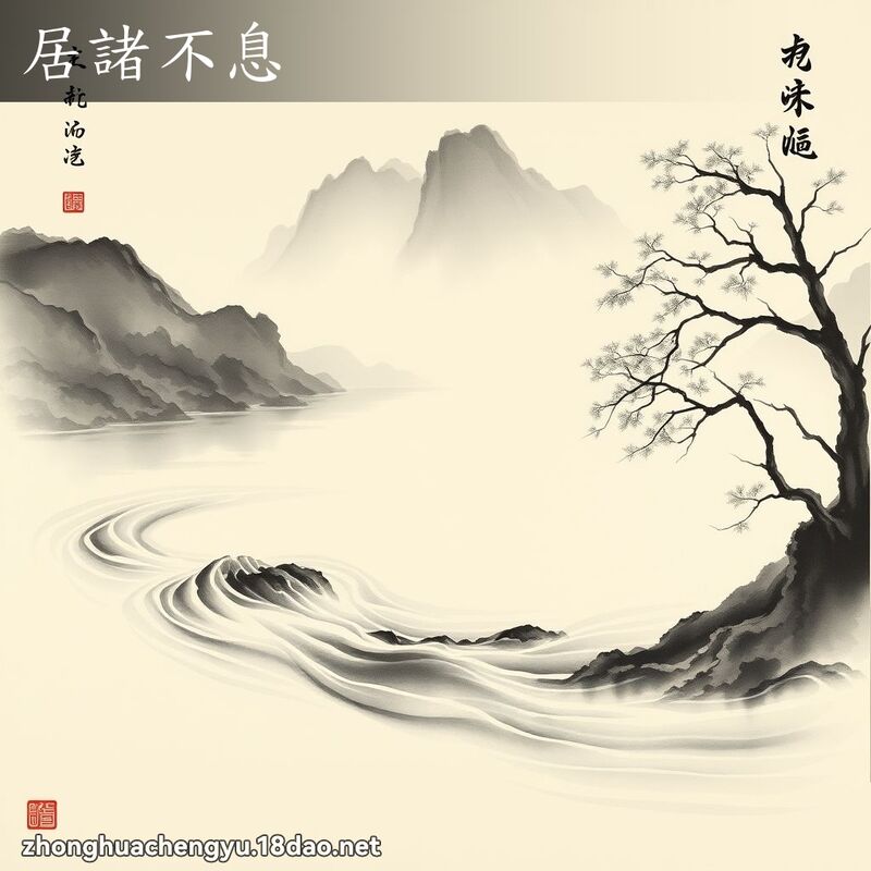 居諸不息 配图