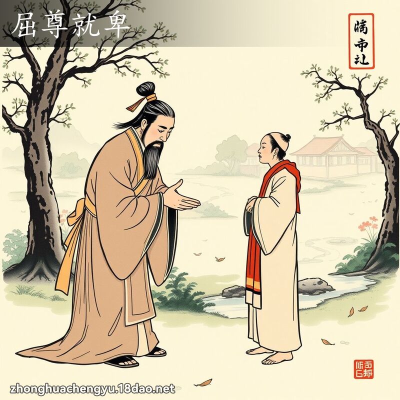 屈尊就卑 配图