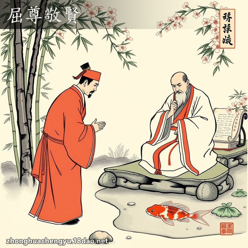 屈尊敬賢 配图