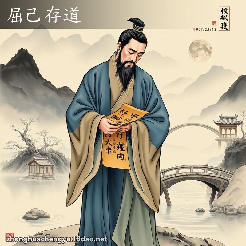 屈己存道 配图