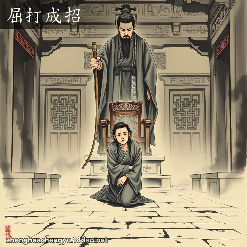 屈打成招 配图