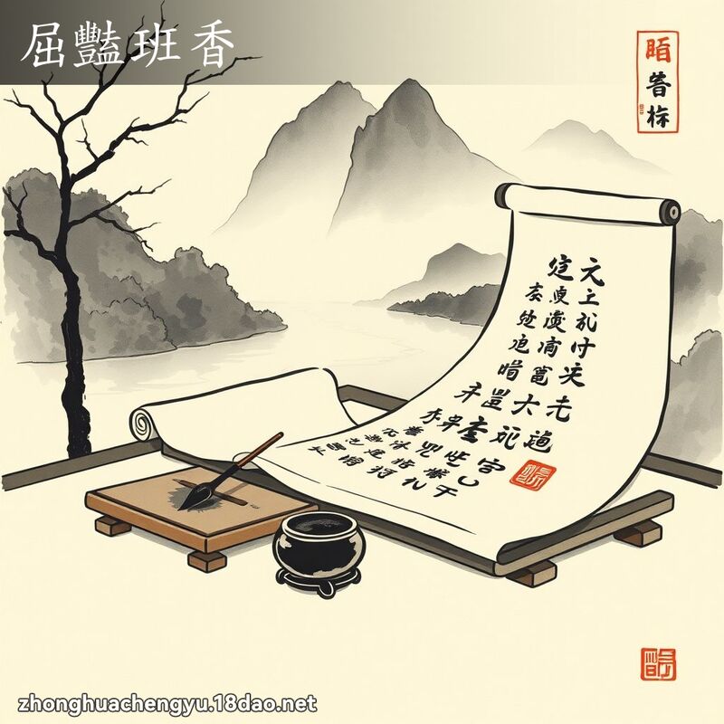 屈豔班香 配图