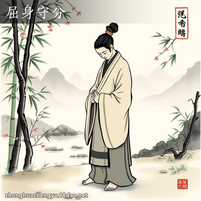 屈身守分 配图