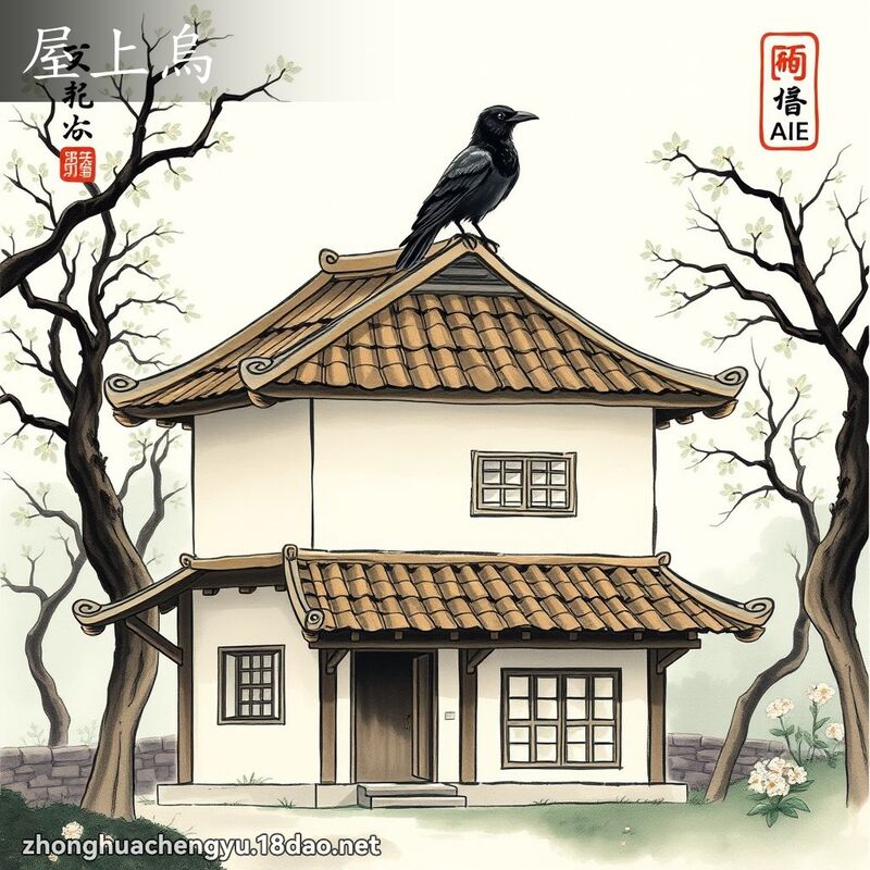 屋上烏 配图