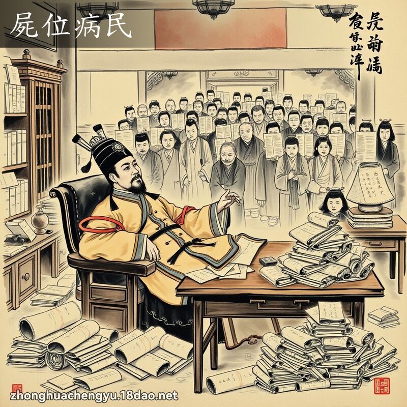 屍位病民 配图