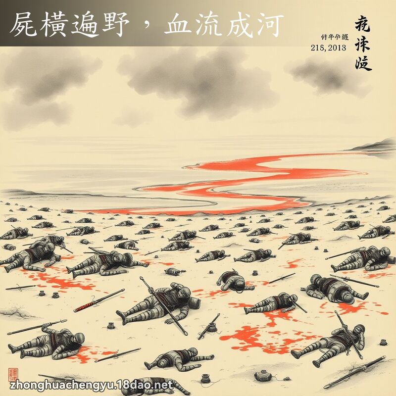 屍橫遍野,血流成河 配图