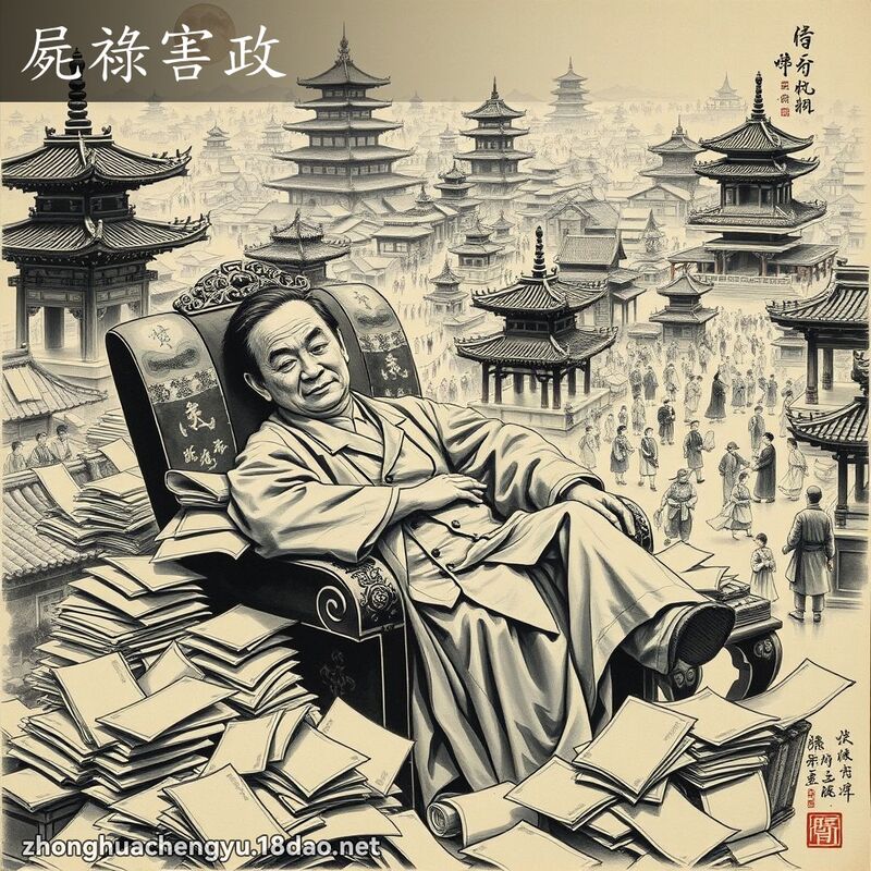 屍祿害政 配图