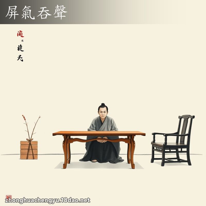屏氣吞聲 配图