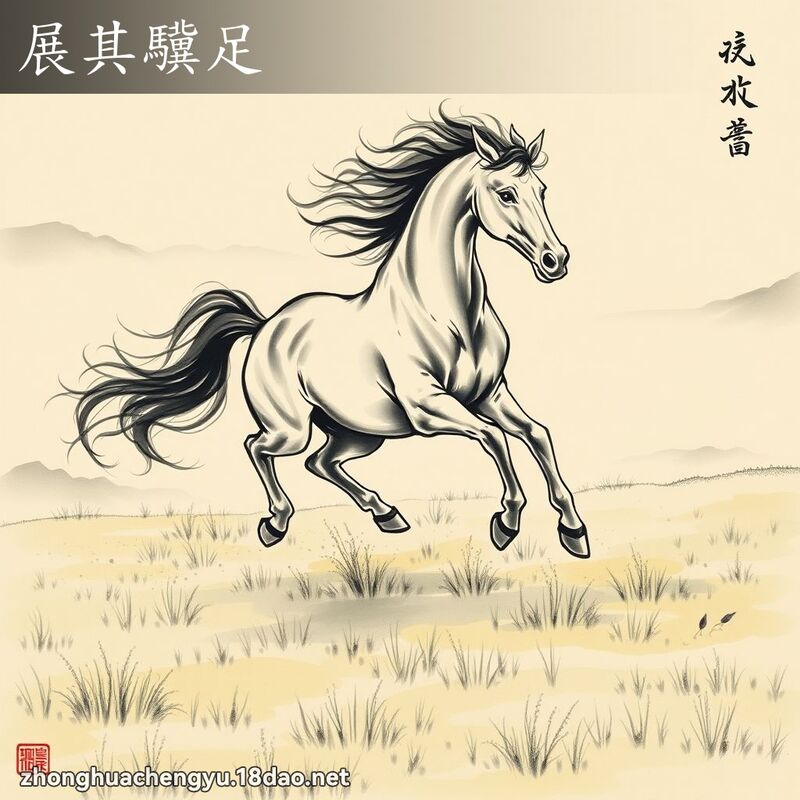 展其驥足 配图