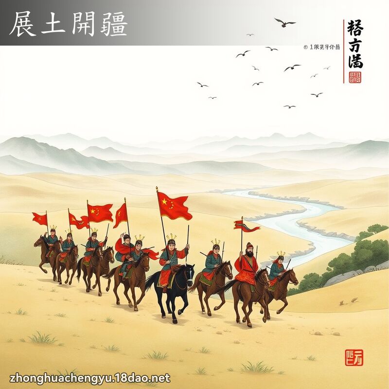 展土開疆 配图