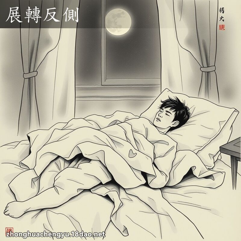 展轉反側 配图