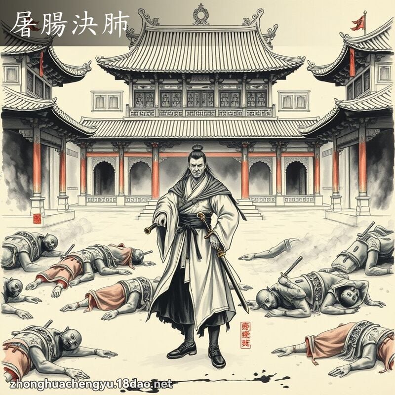 屠腸決肺 配图