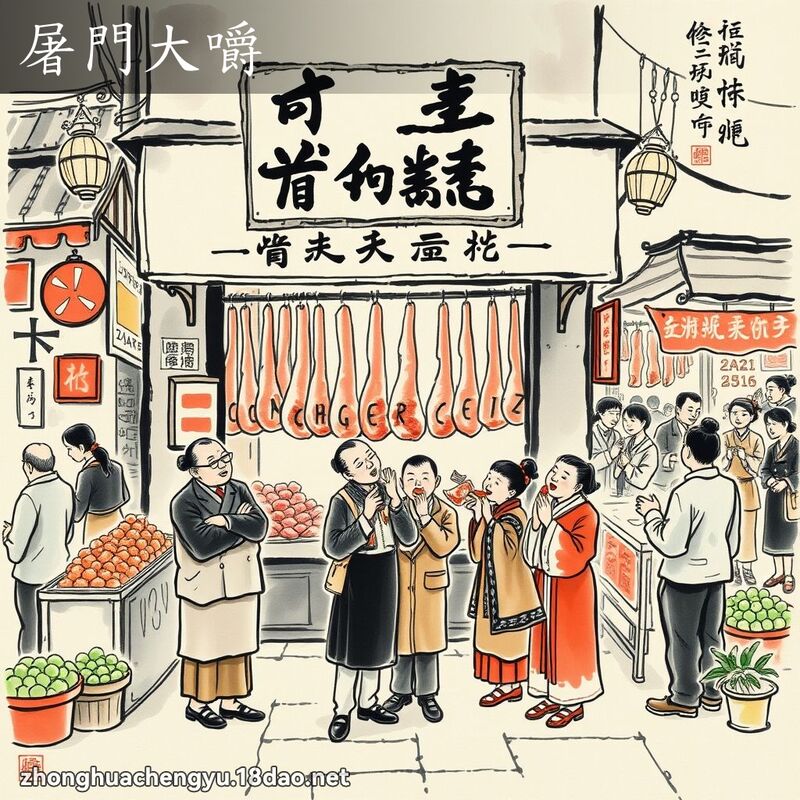 屠門大嚼 配图