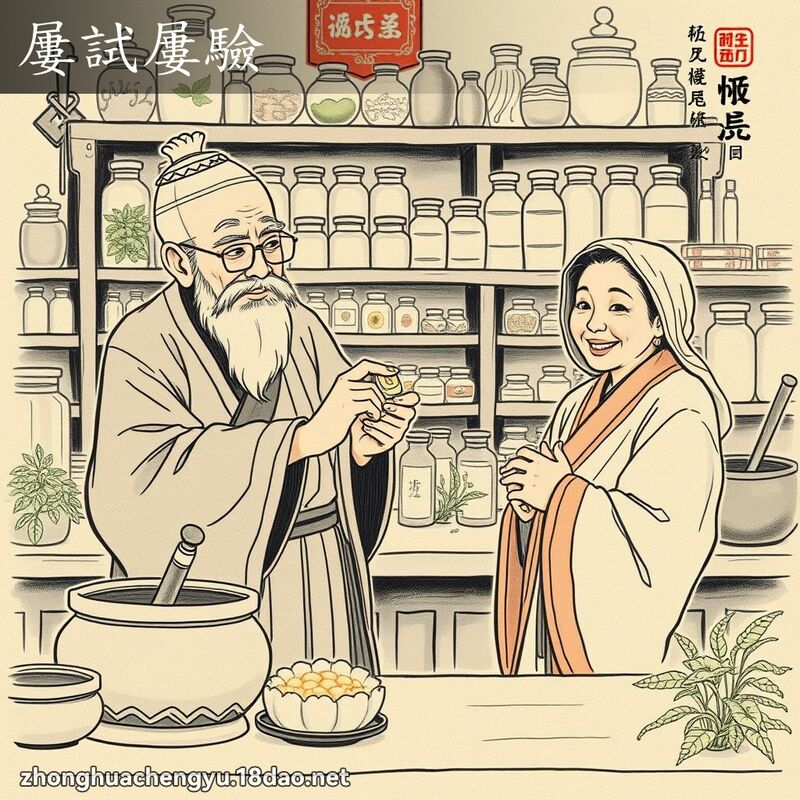 屢試屢驗 配图