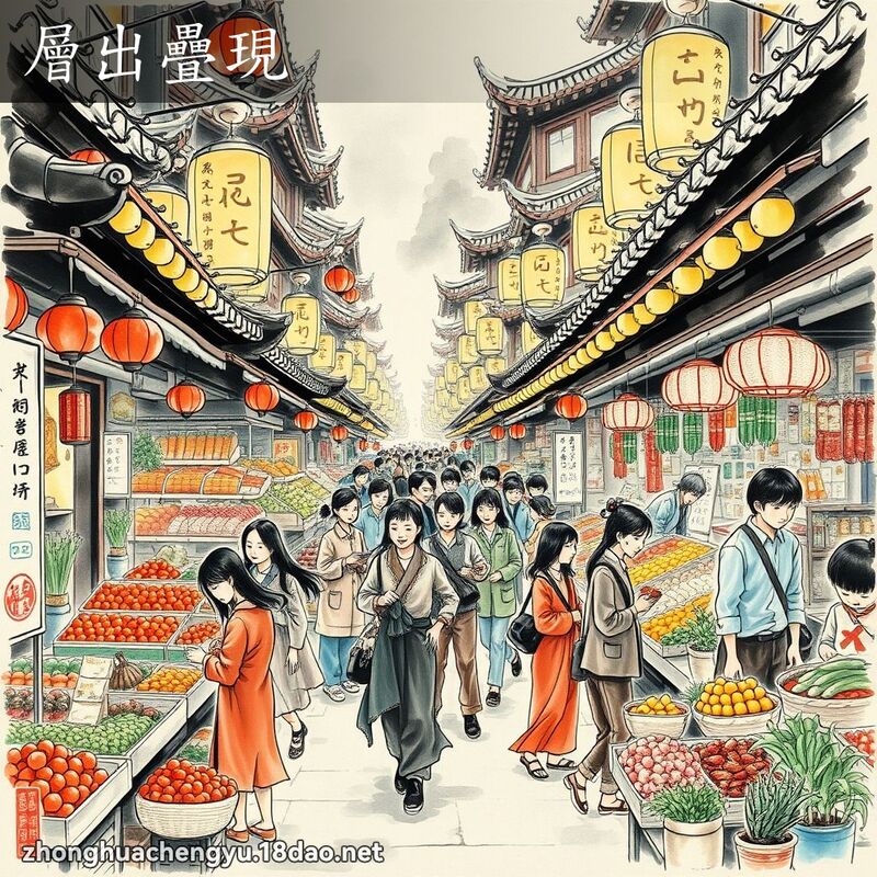 層出疊現 配图