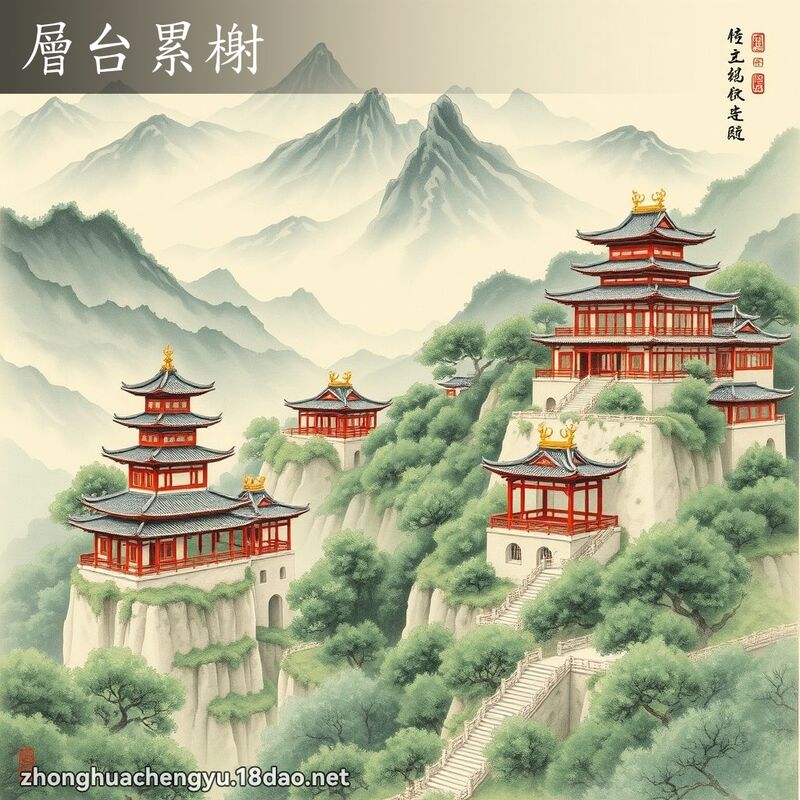 層台累榭 配图