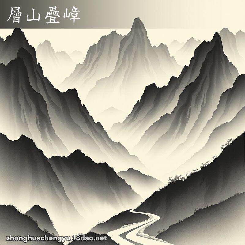 層山疊嶂 配图