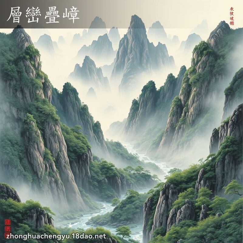 層巒疊嶂 配图