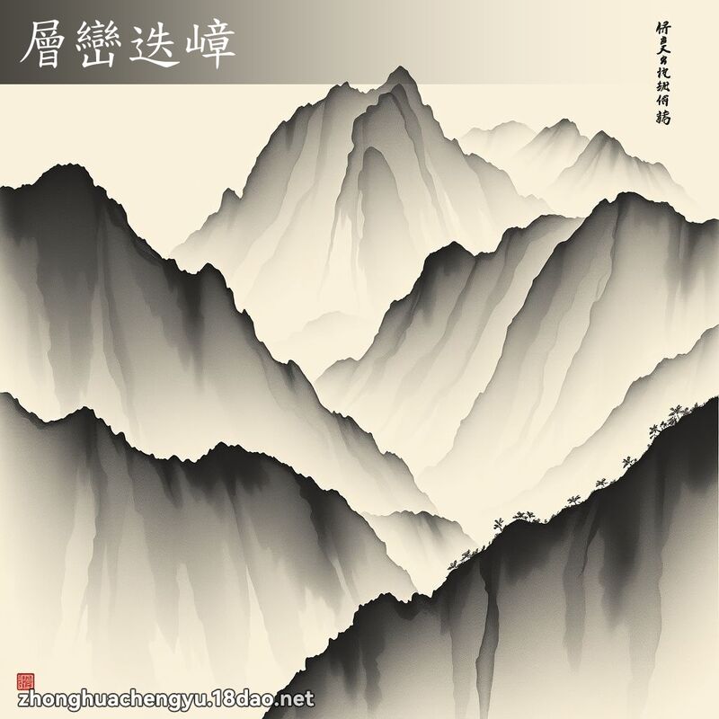 層巒迭嶂 配图