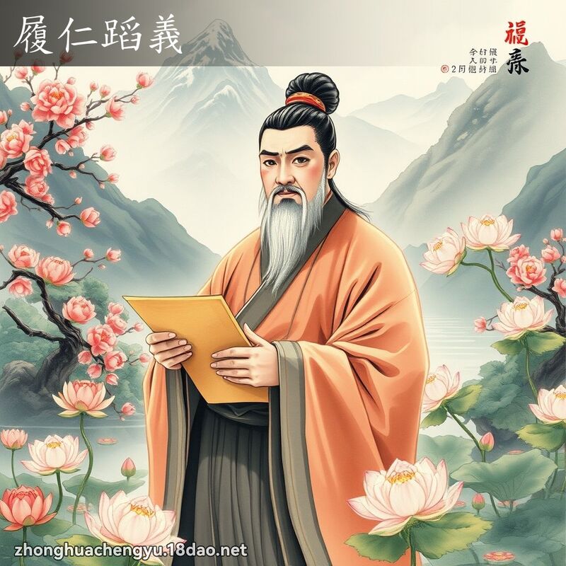 履仁蹈義 配图