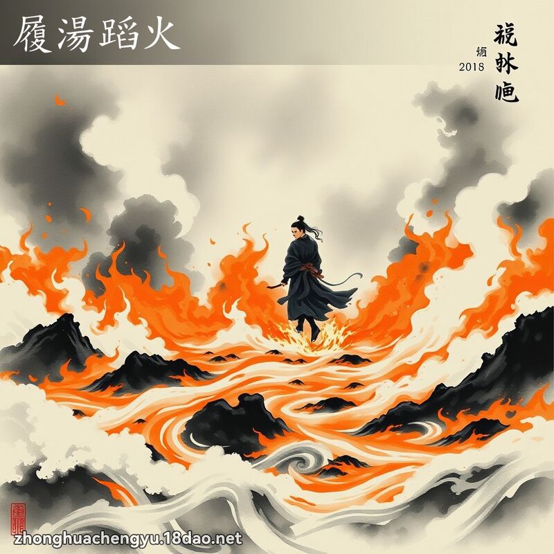 履湯蹈火 配图