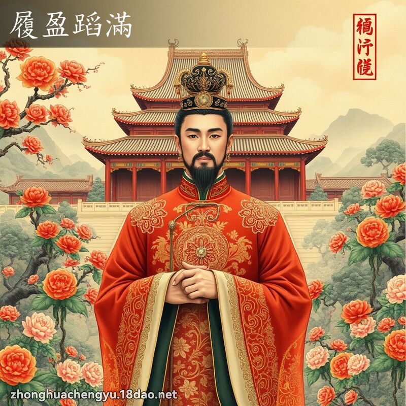 履盈蹈滿 配图
