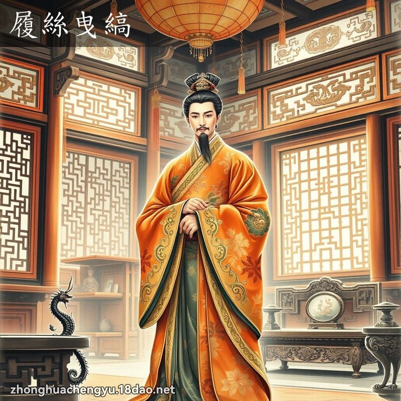 履絲曳縞 配图