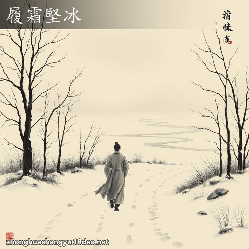 履霜堅冰 配图
