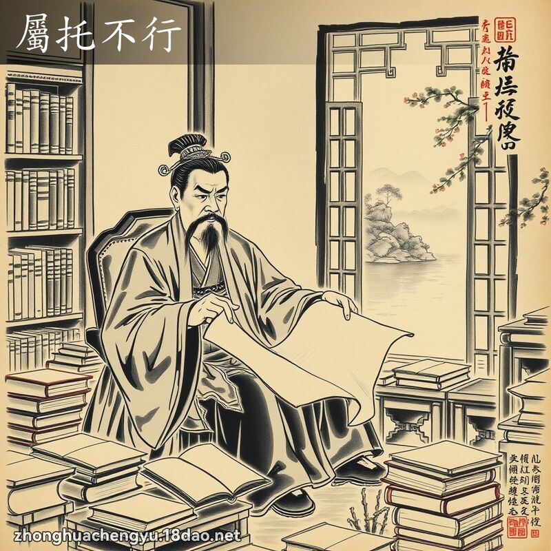 屬托不行 配图