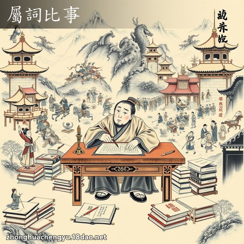 屬詞比事 配图