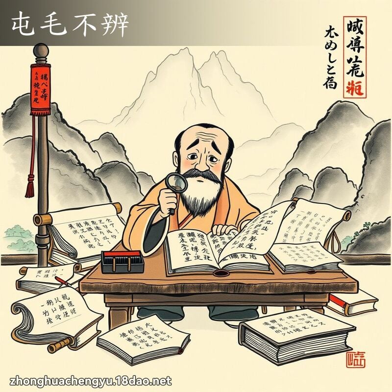 屯毛不辨 配图