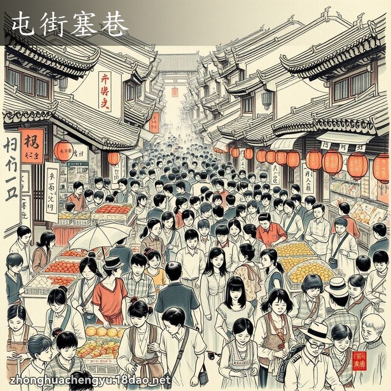 屯街塞巷 配图