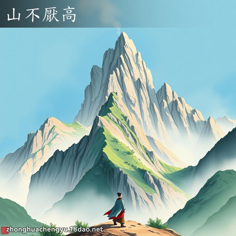 山不厭高 配图