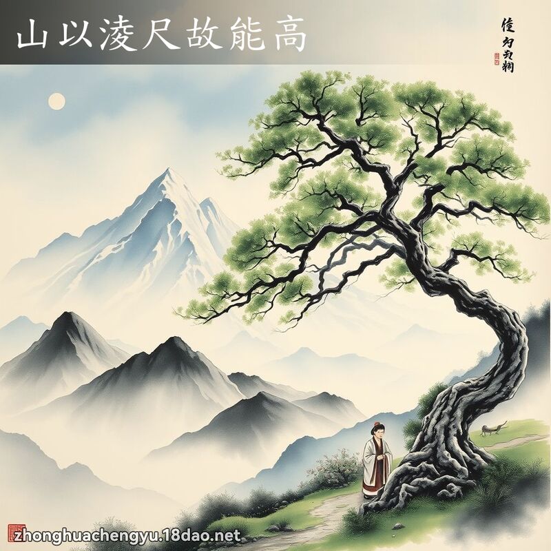 山以淩尺故能高 配图