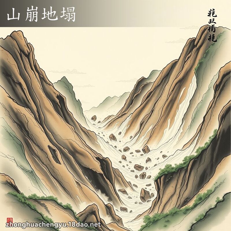 山崩地塌 配图