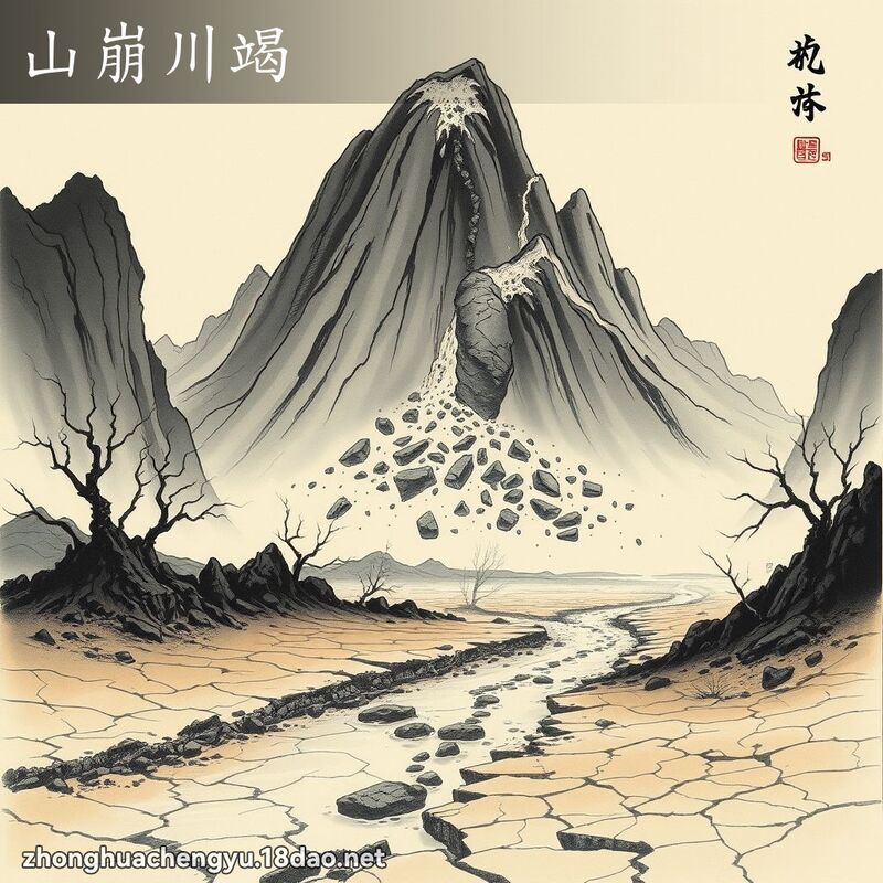山崩川竭 配图
